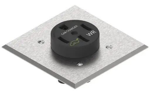 [E01260] TOMA EMPOTRAR ENTRADA RECTA EV 3P 4H 50A 125/250V NEMA 14-50R #1260
