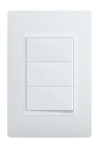 [223PU5303] APAGADOR TRIPLE 1P+1P+3V 15A 125V BLANCO LUZICA PU5303