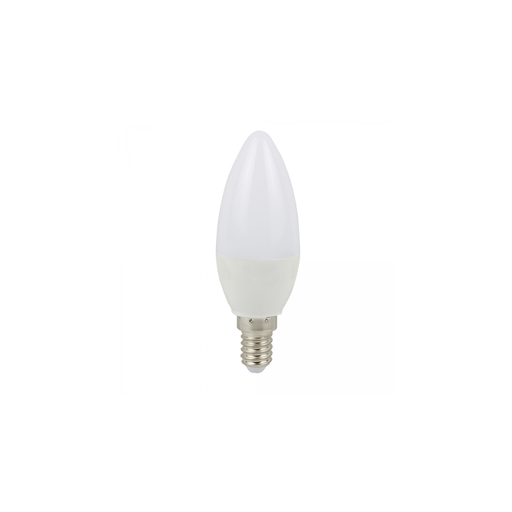 [3TEE14] BOMBILLO LED VELA E14 4W 100-240V 250LM 6500K NOM