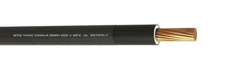 [10610KNEMX] CABLE THHN CAL 10AWG NEGRO CARRETE CONDUMEX
