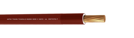 [10610KROMX] CABLE THHN CAL 10AWG ROJO CARRETE CONDUMEX