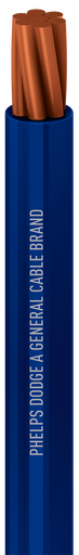 [10612KAZ] CABLE THHN CAL 12AWGAZUL CARRETE PHELPS DODGE