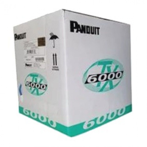 [PCAC6004IG] CAJA CABLE UTP CAT6 GRIS (305 metros)  PAN NET / PANDUIT PUC6004IG-FE