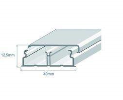 [E0910050] CANALETA CON SEPARADOR 40x12.5mm x 2 METROS EFAPEL 10050