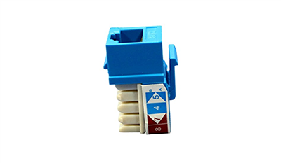 [4505546BL] CONECTOR DATOS JACK RJ45 CAT.6 (PONCHABLE 110) AZUL 5546-6BL