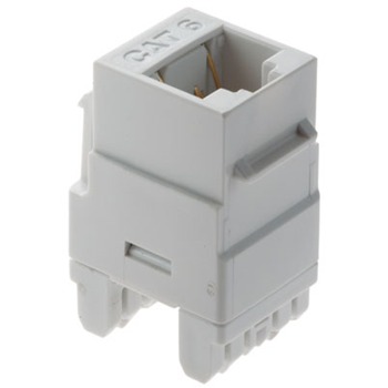 [221J5] CONECTOR JACK RJ45 CAT.6 KEYSTONE BLANCO ADORNE AC6RJ45W1