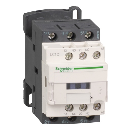 [9709240] CONTACTOR TESYS D, 3P, 9A (AC3), BOBINA 230VAC, 1NO + 1NC LC1D09P7