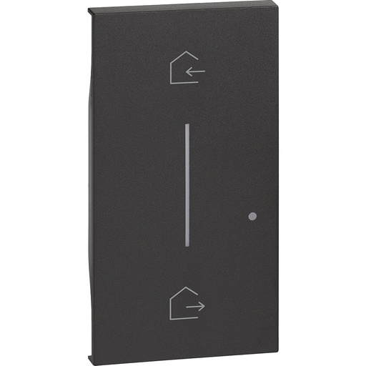 [214KG40] CUBIERTA 2 MODULOS P/APAGADOR INALAMB K4570CW NEGRO LIVING NOW KG40M2