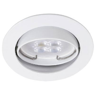 [3TE330B] EMPOTRADO DIRIGIBLE REDONDO BLANCO 3" PARA MR16 NOM YD-330/B