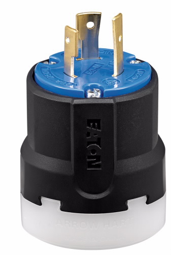 [450CL1530P] ENCHUFE MEDIA VUELTA 3P 4H 30A 250V L15-30P  AZUL AHCL1530P