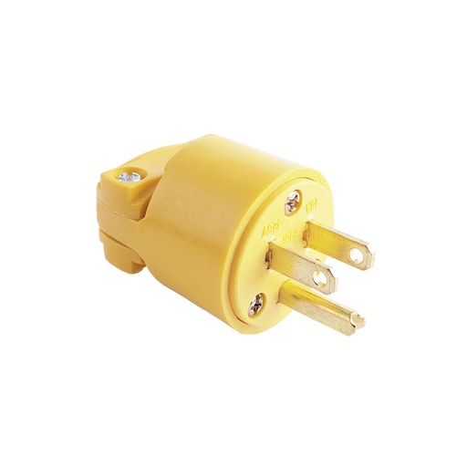 [E014867] ENCHUFE TERMOPLASTICO 2P 3H 15A 125V NEMA 5-15P AMARILLO #4867