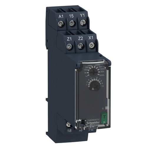[90222R1] Función Off-delay, 0.05s-300h, alimentación 24...240 AC RE22R1CMR