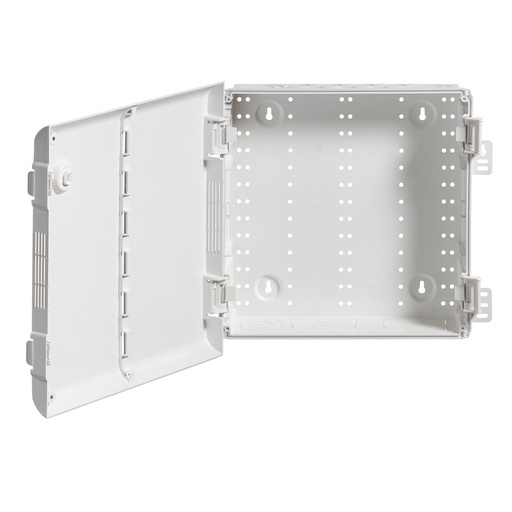 [LEV49605-14P] GABINETE CABLEADO ESTRUCTURADO PLASTICO C/PUERTA SMC 14 49605-14P