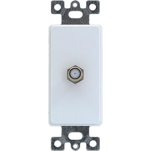 [E022162] INSERTO DECOR TOMA TV COAXIAL BLANCO 2162-W