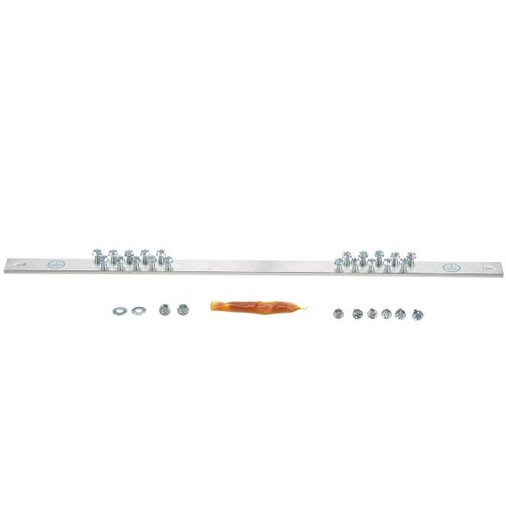 [P02RGRB19U] KIT D/BARRA HORIZONTAL TIERRA P/RACK 19" (20 HUECOS) RGRB19U