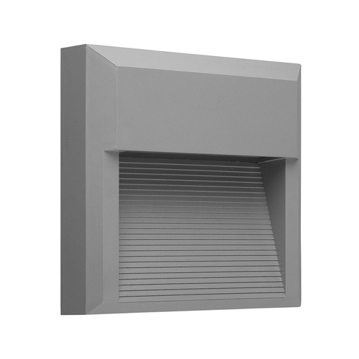 [3TE806S] LUMINARIA DE PARED GRIS LED 9.5W 100-240V 250lm 3000K HLED-806/S