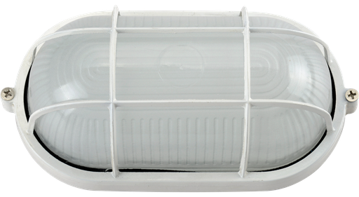 [Z5314] LUMINARIA TORTUGA OVAL C/PROTEC WH-S TO008WH-S SMALL