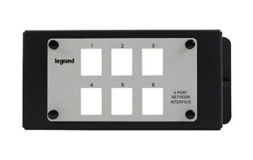 [PNQMDPP] MODULO PATCH PANEL 6 PUERTOS JACK KEYSTONE P/ GABINETE ONQ AC1001