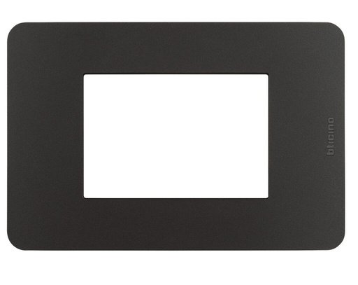 [226JA4803JB] PLACA 3 MODULOS NEGRO MATIXGO JA4803JB