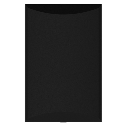 [E071014BK] PLACA CIEGA NEGRO PLATA 1014-BK