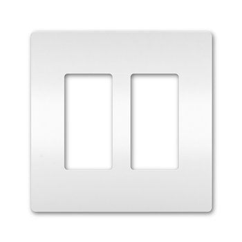 [D04622] PLACA PLASTICA PRESION 2 GANG BLANCO RADIANT RWP262W