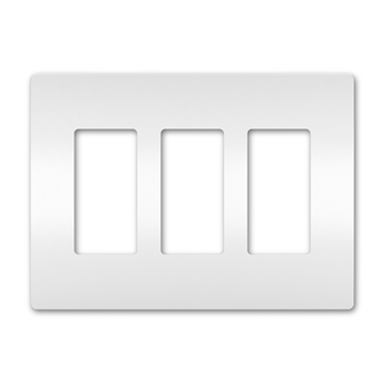 [D04632] PLACA PLASTICA PRESION 3 GANG BLANCO RADIANT RWP263W