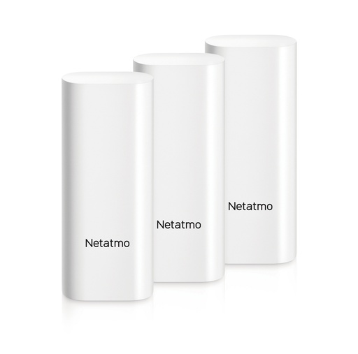 [NETDTG] SENSOR DE APERTURA PUERTA, VENTANA PAQ. 3 UNIDADES NETATMO DTG-EC