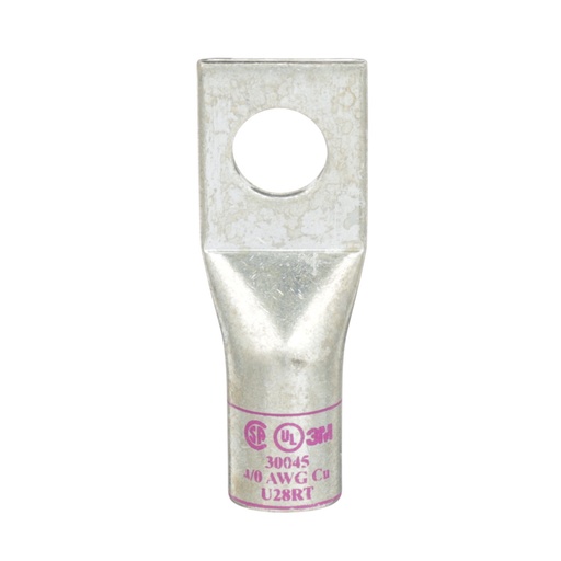 [B0740] TERMINAL 3M 30045 UN OJO 1/2" CAL 4/0 AWG BARRIL CORTO