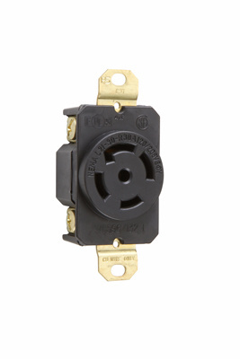 [D062130] TOMA EMPOTRAR MEDIA VUELTA 3F 4P 5H 30A 120/208V NEMAL21-30R P&SL2130R