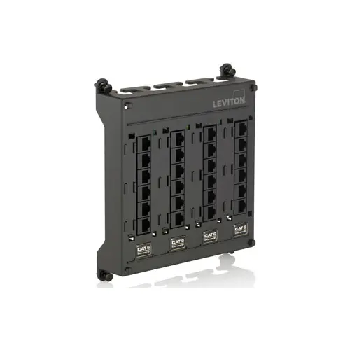 [LEV476TM-624] PATCH PANEL MEDIA CENTER SMC 24 PUERTOS CAT.6 TWIST & MOUNT 476TM-624