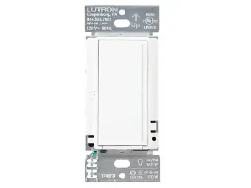[LTRSTCL-153M-WH] DIMMER SUNNATA 1P/3V LED 150W 125V BLANCO LUTRON STCL-153M-WH