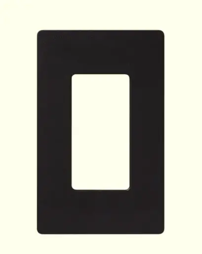 [LTRSC-1-MN] PLACA PLASTICA PRESION DECORATIVA 1 GANG NEGRO MATE LUTRON SC-1-MN