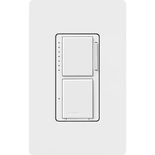[LTRMACL-L3S25WH] DIMMER / APAGADOR DOBLE MAESTRO 1P LED 75W 125V BLANCO MACL-L3S25-WH