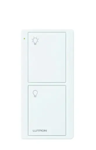 [LTRPJ2-2B-GWHL0] BOTONERA PICO CASETA INALAMBRICO 2 BOTONES LUTRON PJ2-2B-GWH-L01